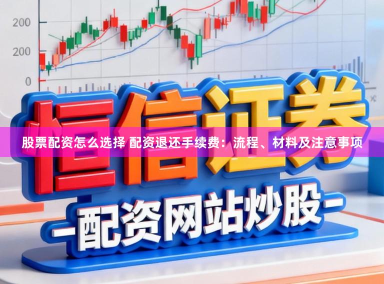 股票配资怎么选择 配资退还手续费：流程、材料及注意事项